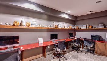 Business center room